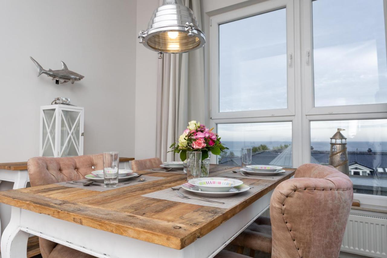 Apartament Strandnahe Fewos Mit Meerblick Und Dachterrasse, Residenz Bel Vital - Kategorie E Binz Pokój zdjęcie