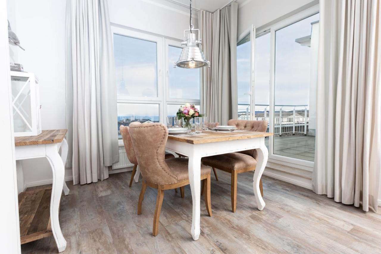 Apartament Strandnahe Fewos Mit Meerblick Und Dachterrasse, Residenz Bel Vital - Kategorie E Binz Pokój zdjęcie