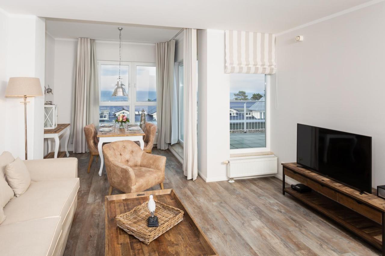 Apartament Strandnahe Fewos Mit Meerblick Und Dachterrasse, Residenz Bel Vital - Kategorie E Binz Pokój zdjęcie